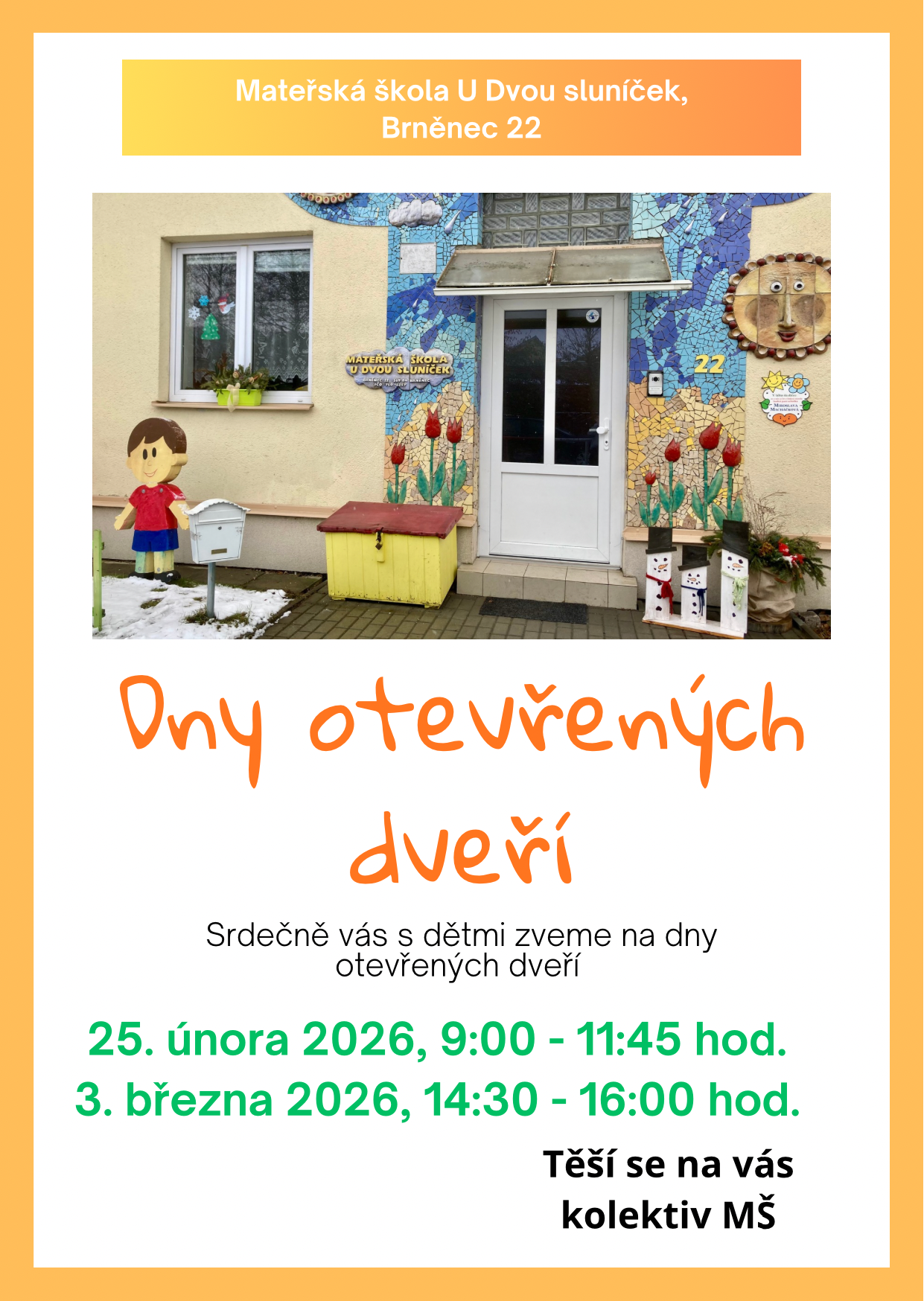 Dny otevřených dvěří 2026